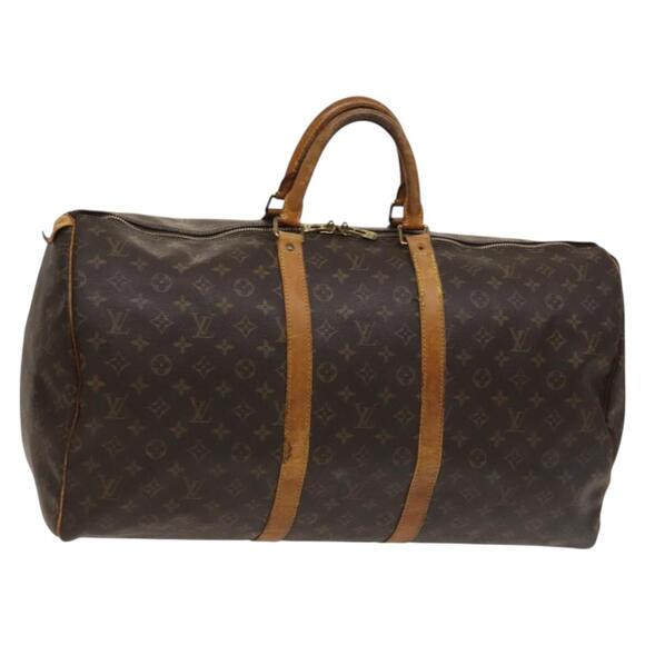 LOUIS VUITTON Monogram Keepall 55 Boston Bag M41424 - Picture 1 of 16